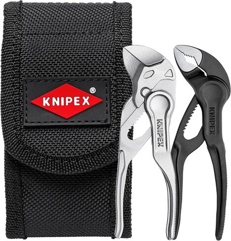 Knipex - 2 Pc Mini Pliers XS Set in Belt Pouch (002072V04XS) in Saudi Arabia
