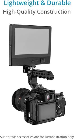 قفص كاميرا PROAIM SnapRig نصف كاميرا متوافق مع سلسلة A7 III، A7R III، A7R IV. فتحات أحذية باردة مدمجة، وفتحات مضادة للالتواء، وخيوط تركيب الملحقات. (CG271) in Saudi Arabia