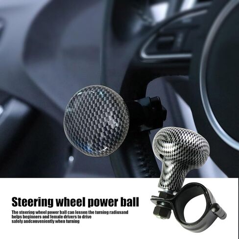 gunhunt Pack-1 Steering Wheel Knob Spinner, Car Steering Wheel Spinner Knob, Universal 360 Degrees Rotation Steering Wheel Knob, Adjustable Power Steering Ball (Black) in Saudi Arabia