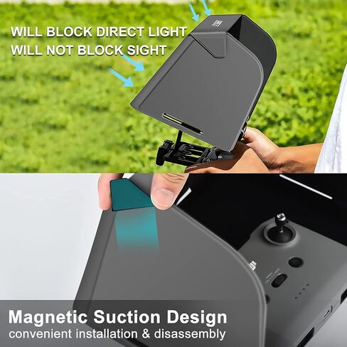 O'woda iPad Sun Shade for DJI RC-N1/ RC-N2, 10.2-11.5Inch Foldable Tablet Sunhood for DJI Mini 4 Pro/Mini 3 Pro/Mini 3/ Mini 2/ Mini 2 SE/Air 3/ Air 2S/ Air 2/ Mavic 3/ Mavic 2 Remote Controller in Kuwait