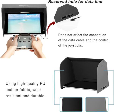 O'woda iPad Sun Shade for DJI RC-N1/ RC-N2, 10.2-11.5Inch Foldable Tablet Sunhood for DJI Mini 4 Pro/Mini 3 Pro/Mini 3/ Mini 2/ Mini 2 SE/Air 3/ Air 2S/ Air 2/ Mavic 3/ Mavic 2 Remote Controller in Kuwait