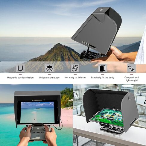 O'woda iPad Sun Shade for DJI RC-N1/ RC-N2, 10.2-11.5Inch Foldable Tablet Sunhood for DJI Mini 4 Pro/Mini 3 Pro/Mini 3/ Mini 2/ Mini 2 SE/Air 3/ Air 2S/ Air 2/ Mavic 3/ Mavic 2 Remote Controller in Kuwait