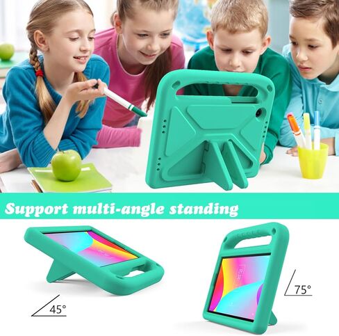 Kids Case for TCL Tab 8 LE 2023 Tablet, Lightweight Shockproof Handle Stand Cover for TCL Tab 8 LE (9137W) / TCL Tab 8 WiFi (9132X) (Blue) in Kuwait