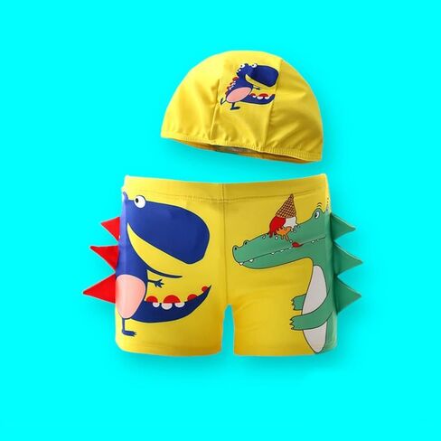 Adventure, Durable 2-Piece Swim Set & Swimswear - Playful Boys' Trunks & Cap for Beach, Pool, Waterpark, Gifting in Saudi Arabia