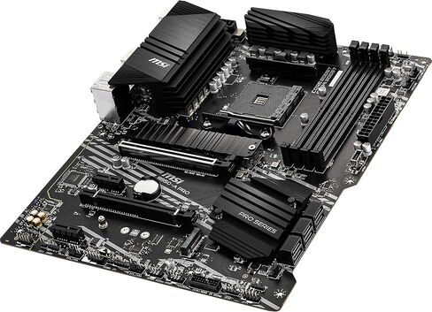 اللوحة الأم MSI B550-A PRO ProSeries Gaming PC - AM4، DDR4، PCIe 4.0، SATA 6 جيجابت/ثانية، M.2، USB 3.2 Gen 2، HDMI/DP، ATX، اللوحات الأم للكمبيوتر AMD (متجددة) in Saudi Arabia