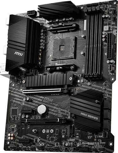 اللوحة الأم MSI B550-A PRO ProSeries Gaming PC - AM4، DDR4، PCIe 4.0، SATA 6 جيجابت/ثانية، M.2، USB 3.2 Gen 2، HDMI/DP، ATX، اللوحات الأم للكمبيوتر AMD (متجددة) in Saudi Arabia