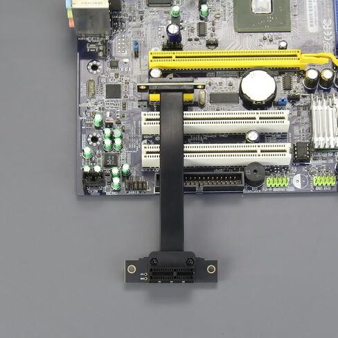 GLOTRENDS 100mm PCIe 3.0 X1 Riser Cable for M.2, WiFi, Firewire, USB, Sound Cards, etc in Saudi Arabia