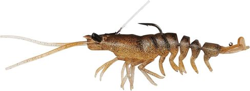 طعم صيد السمك Savage Gear 3D Shrimp Weedless V2، 1/4 أونصة، عشب، ملامح واقعية، ألوان وحركة، بناء متين 12X، خطاف صيد عالي التحمل، خشخشة مدمجة، رائحة مملوءة in Saudi Arabia