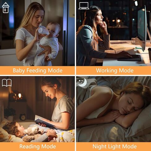 Floor Lamps for Living Room, Modern Standing Lamp, Minimalist Pole Lamp, Stepless Dimmable 9W Bulb Included, Tall Lamp with Linen Shade, Lamps for Bedroom, Office, Kids Room, Reading Light in Saudi Arabia