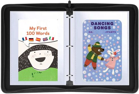 Card Holder Case Binder Pounch Storage Organizer for Yoto Card Amiibo Card Trading Card 80 Pockets in Kuwait