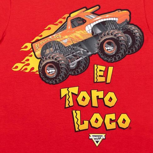Monster Jam El Toro Loco Zombie Maximum Destruction 4 Pack Graphic T-Shirts Toddler to Big Kid in Kuwait