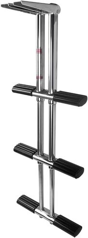 3 Step Boat Dive Ladder,Stainless Steel Telescoping Boat Ladder,Foldable Ladder for Marine Boat,Pontoon Boat,Yacht in Saudi Arabia