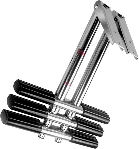 3 Step Boat Dive Ladder,Stainless Steel Telescoping Boat Ladder,Foldable Ladder for Marine Boat,Pontoon Boat,Yacht in Saudi Arabia