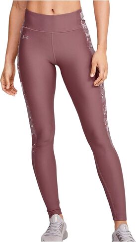 بنطال ضيق للنساء من Under Armour من HeatGear Armor Camo Jaquard، باللون الوردي الهادئ (662)/Dash Pink، مقاس X-Large in Saudi Arabia