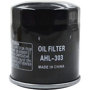 AHL 303 Oil Filter for Honda VT750 CD Shadow A.C.E. Deluxe 750 2001-2003 / DC Shadow Spirit 750 2001-2007,CBF500 /ABS 500 2004-2008,XL650V TRANSALP 650 2000-2007,CB600 HORNET 600 1998-2003