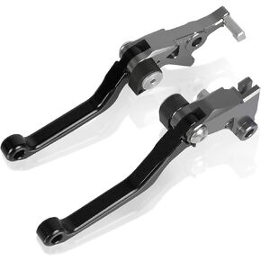 مجموعة أذرع فرامل الدراجة الترابية لـ Kawasaki KLX125 D-Tracker 2010-2016 KLX150BF 2016 KLX150S 2009-2013 KLX250 D-Tracker 2008-2016 -X 250 300 2017 أسود
