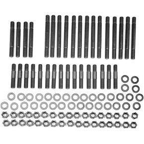 ARP 235-4016 Pro Series Black Oxide 6-Point Cylinder Head Stud Kit for Big Block Chevy Mark IV with World Merlin Head