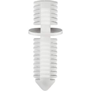 25 Double End Xmas Tree Retainers Clips 11/32" Stem Dia.