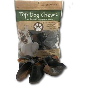 Top Dog Chews – Cow Hooves, 10 Pack, Natural Dog Bone, for Large, Medium, or Small Dogs, Made in USA