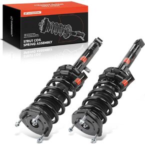 A-Premium Front Pair (2) Complete Strut and Coil Spring Assembly Compatible with Lexus IS300 2002 2003 2004 2005, Driver and Passenger Side