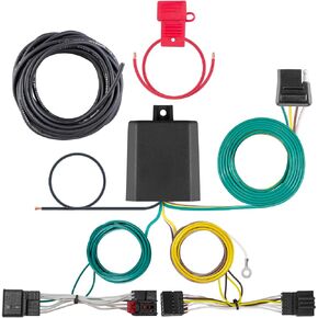CURT 56440 Vehicle-Side Custom 4-Pin Trailer Wiring Harness, Fits Select Volkswagen Passat,Black