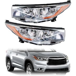 811500E250 811100E250 Left and Right Side Headlight Assembly Replacement for 2014 2015 2016 Highlander