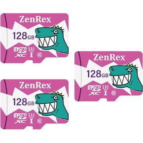 128GB Pack of 1, 3 Count Micro SDXC High Speed 4K UHD Full HD Video Recording C10 U3 A1 Memory Card for Camera Tablet Smartphone with Adapter