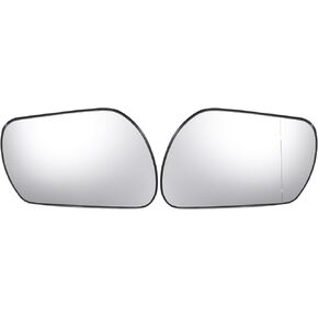 X AUTOHAUX Pair Car Rearview Left Right Side Mirror Glass Replacement W/Backing Plate Non-heated for Mazda 3 2004-2009 for Mazda 6 2006 2007 2008