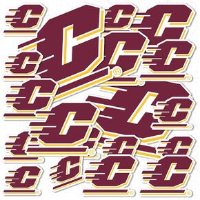 Desert Cactus Central Michigan University CMU Chippewas Stickers Vinyl Decals Laptop Water Bottle Car Scrapbook T1 (Type 1-1)