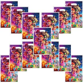 the new 30 Packs Party Gift Bags,Gift Bags Party Supplies for Kids Cute game Themed Party, Birthday Decoration Gift Bags Well for Girls or Boys (purple)