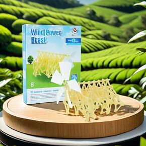 Stem Toys DIY Wind Power Automaton Toys,Stem Kits Toys for Ages 6+,Stem Projects for Kids,Creative Toys for Boys,Teen Party Birthday Gifts for Boys Innovative Wind Energy Walking Smart Motion Toy