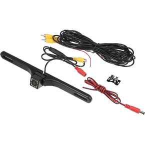 X AUTOHAUX HD Backup Camera for Trucks License Plate Backup Camera for Car Waterproof LED 170 Degree Wide View Angle Rear View Camera