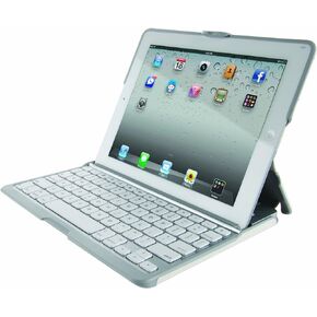 ZAGG Folio Case with Backlit Bluetooth Keyboard for iPad Air - White