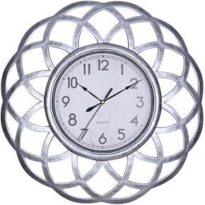 DECHOUS Hollowed-out Clock Quartz Decorative Wall Clocks Minimalist Wall Clock Non- Ticking Wall Clock Silent Wall Clock Vintage Wall Clock Retro Wall Clock Decorative Clock Mute