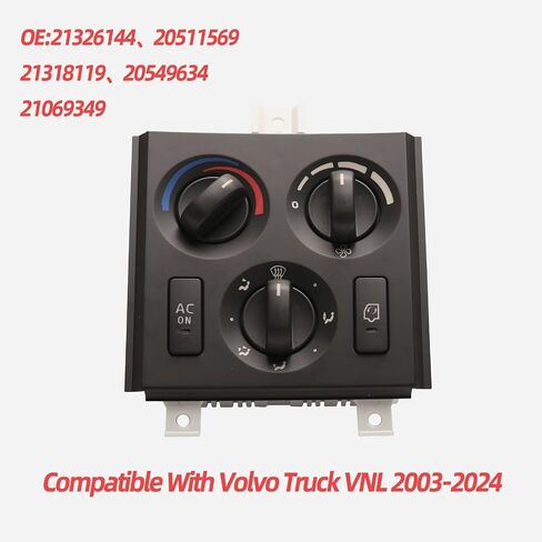 Climate Control Module-A/C Control Panel Module Temperature Control Panel Switch Compatible with Volvo Truck VNL 2003-2024 7 Pins + 14 Pins OE 21326144,20511569,21318119,20549634,21069349 in Saudi Arabia