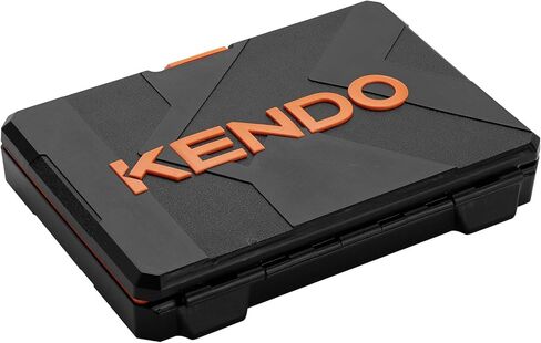 Kendo 42-Pieces 3/8’’ & 1/4" Dr. Ratchet Socket Wrench Set - CRV SAE & Metric Sockets & Accessories + 72 Tooth Reversible Quick Release Wrench - Premium Carry Case Included in Kuwait
