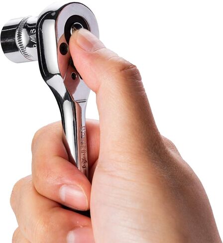 Kendo 42-Pieces 3/8’’ & 1/4" Dr. Ratchet Socket Wrench Set - CRV SAE & Metric Sockets & Accessories + 72 Tooth Reversible Quick Release Wrench - Premium Carry Case Included in Kuwait