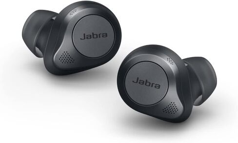 سماعات أذن بلوتوث لاسلكية Jabra Elite 85t - سماعات أذن متقدمة بخاصية إلغاء الضوضاء للمكالمات والموسيقى مع علبة شحن ووسادات شحن لاسلكية - رمادي (متجدد) in Saudi Arabia