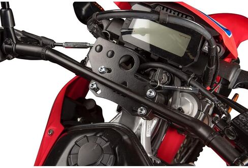 TUSK Accessory Dash Panel Factory 7/8" Bars Black Powder Coated for Honda CRF300L 2021-2024 in Saudi Arabia