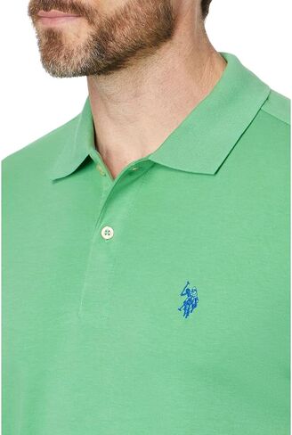 U.S. POLO ASSN. Men's Solid Interlock Polo in Saudi Arabia