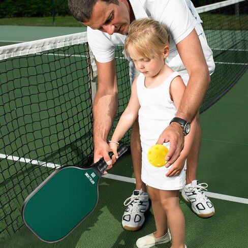 Pickleball Paddles Set of 2, USAPA Approved Fiberglass Lightweight Pickleball Paddles, 4 Pickleball Balls, 2 Cooling Towels, and 1 Backpack Bag, Pickleball Rackets for Men Women Gifts in Saudi Arabia