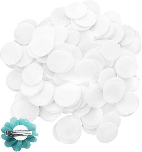 200 قطعة من دوائر اللباد المستديرة البيضاء من Aster، وسادة حرفية مصنوعة من اللباد مسبقًا مقاس 25 مم، دائرة سميكة ناعمة من اللباد للحرف اليدوية، مشاريع الخياطة اليدوية، التشطيب الحرفي in Kuwait