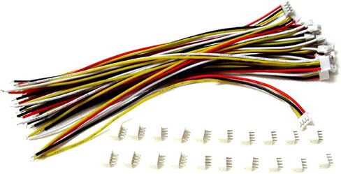 10 Sets Mini Micro ZH 1.5 4-Pin JST Connector with Wires Cables in Saudi Arabia