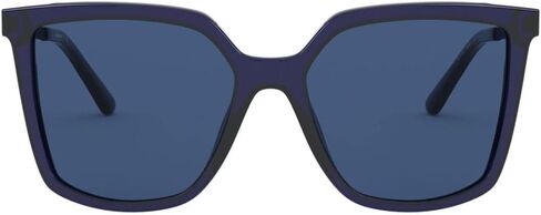 Tory Burch 55 mm TY7146 Square Sunglasses Transparent Navy One Size in Saudi Arabia