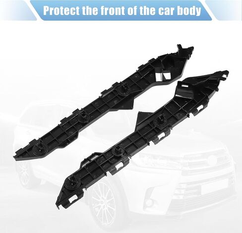uxcell 1 Pair Left Right Side Rear Bumper Mounting Support Bracket No.5215502110/5215602100 for Toyota Corolla 2009-2013 in Saudi Arabia