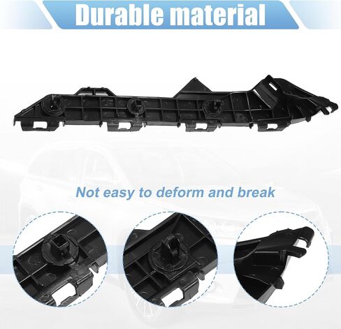 uxcell 1 Pair Left Right Side Rear Bumper Mounting Support Bracket No.5215502110/5215602100 for Toyota Corolla 2009-2013 in Saudi Arabia