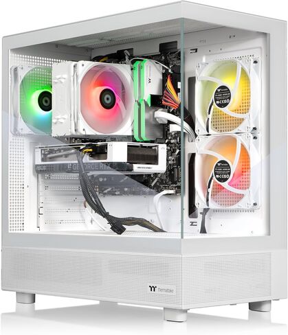 Thermaltake Vista i350 R4 Gaming Desktop (Intel® Core™ i5-13400F, ToughRam 16GB DDR4 3600MHz RGB Memory, NVIDIA® GeForce RTX™ 3050, 1TB NVMe M.2, WiFi, Windows 11) V27S-B76R-350-LCS in Saudi Arabia