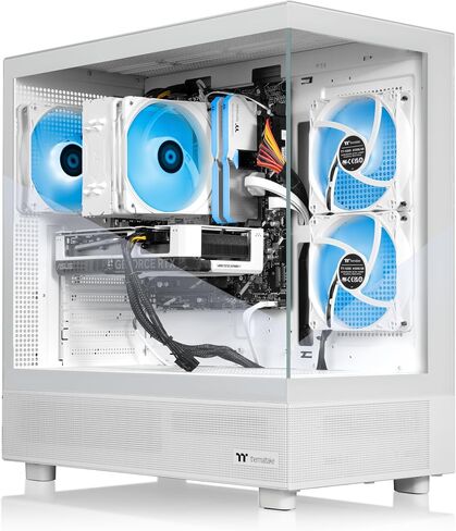 Thermaltake Vista i350 R4 Gaming Desktop (Intel® Core™ i5-13400F, ToughRam 16GB DDR4 3600MHz RGB Memory, NVIDIA® GeForce RTX™ 3050, 1TB NVMe M.2, WiFi, Windows 11) V27S-B76R-350-LCS in Saudi Arabia