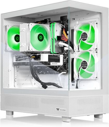 Thermaltake Vista i350 R4 Gaming Desktop (Intel® Core™ i5-13400F, ToughRam 16GB DDR4 3600MHz RGB Memory, NVIDIA® GeForce RTX™ 3050, 1TB NVMe M.2, WiFi, Windows 11) V27S-B76R-350-LCS in Saudi Arabia