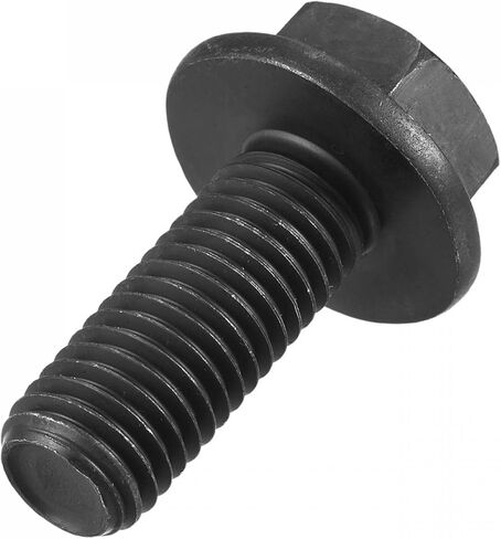 uxcell Metric M14x35mm Hex Flange Bolts, 4pcs 10.9 Grade Carbon Steel Hexagon Head Screws in Saudi Arabia